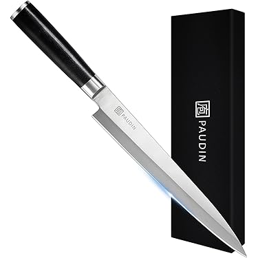 堺製プロ仕様 魄刃 Hakuba 本霞白二鋼 柳刃包丁 8